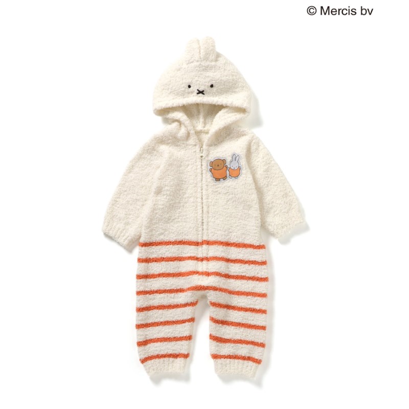miffy ミッフィー Ampersand Miffyマシュマロニットカバーオール アイボリー 70cm/L432015